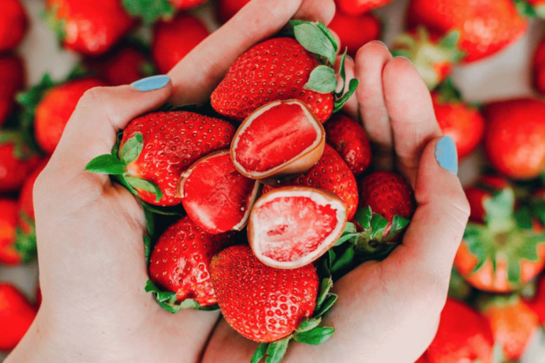 Chocolate + Fruit + Freezer = The Viral Snack Hack Everyone’s Talking About